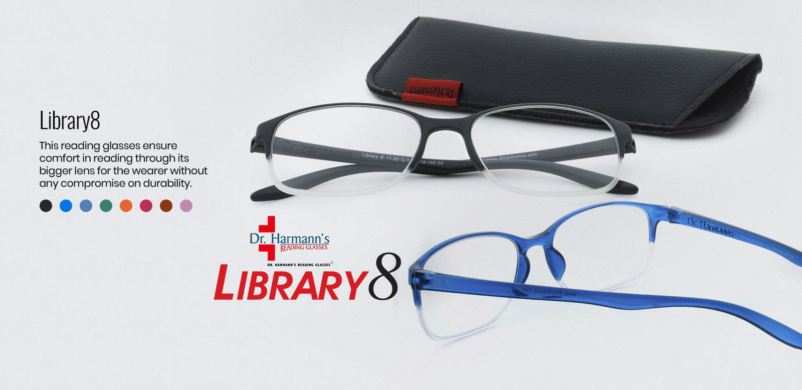 READING GLASSES DR HARMAN  LIBRARY